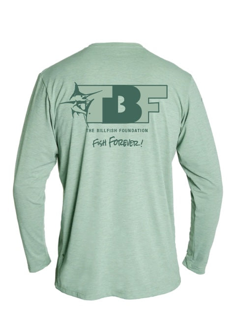 Anetik Retro Long Sleeve - Olive Heathered – The Billfish