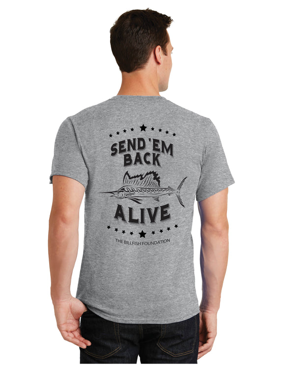 Send 'Em Back Alive T-Shirt – The Billfish Foundation