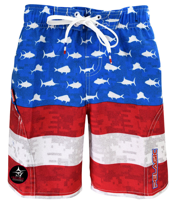 Pelagic Americamo Kids Boardshort – The Billfish Foundation