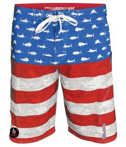 Pelagic Americamo Flag Boardshort (Size 32 only)